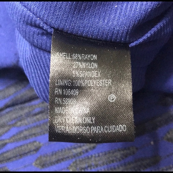 Designer Antonio Melani, Blue with Black Stitching - Picture 4 of 5